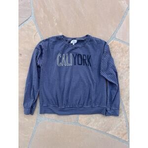 Sundry striped Caliyork pullover long sleeve knit top size 1